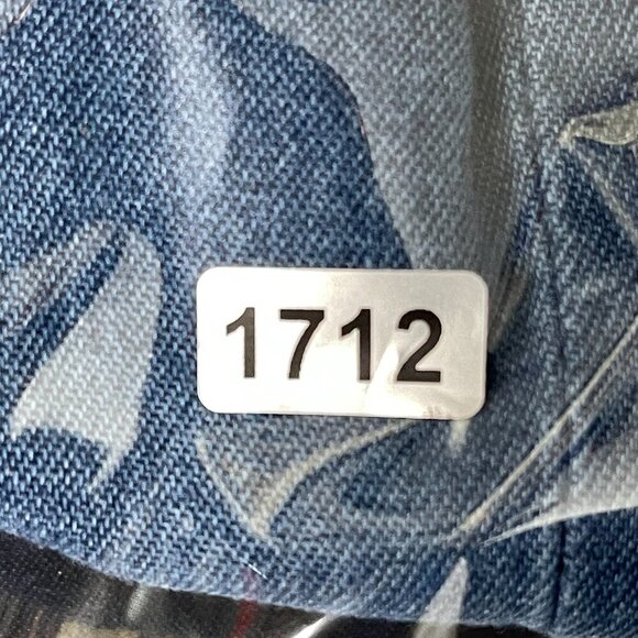 Sara Studio Womens Grandma 3X Christmas Long Sleeve Button‎ Up Blue Denim Shirt - Picture 12 of 13